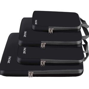 BAGAIL 2x4 Set Compression Packing Cubes Travel Expandable Packing Organizers